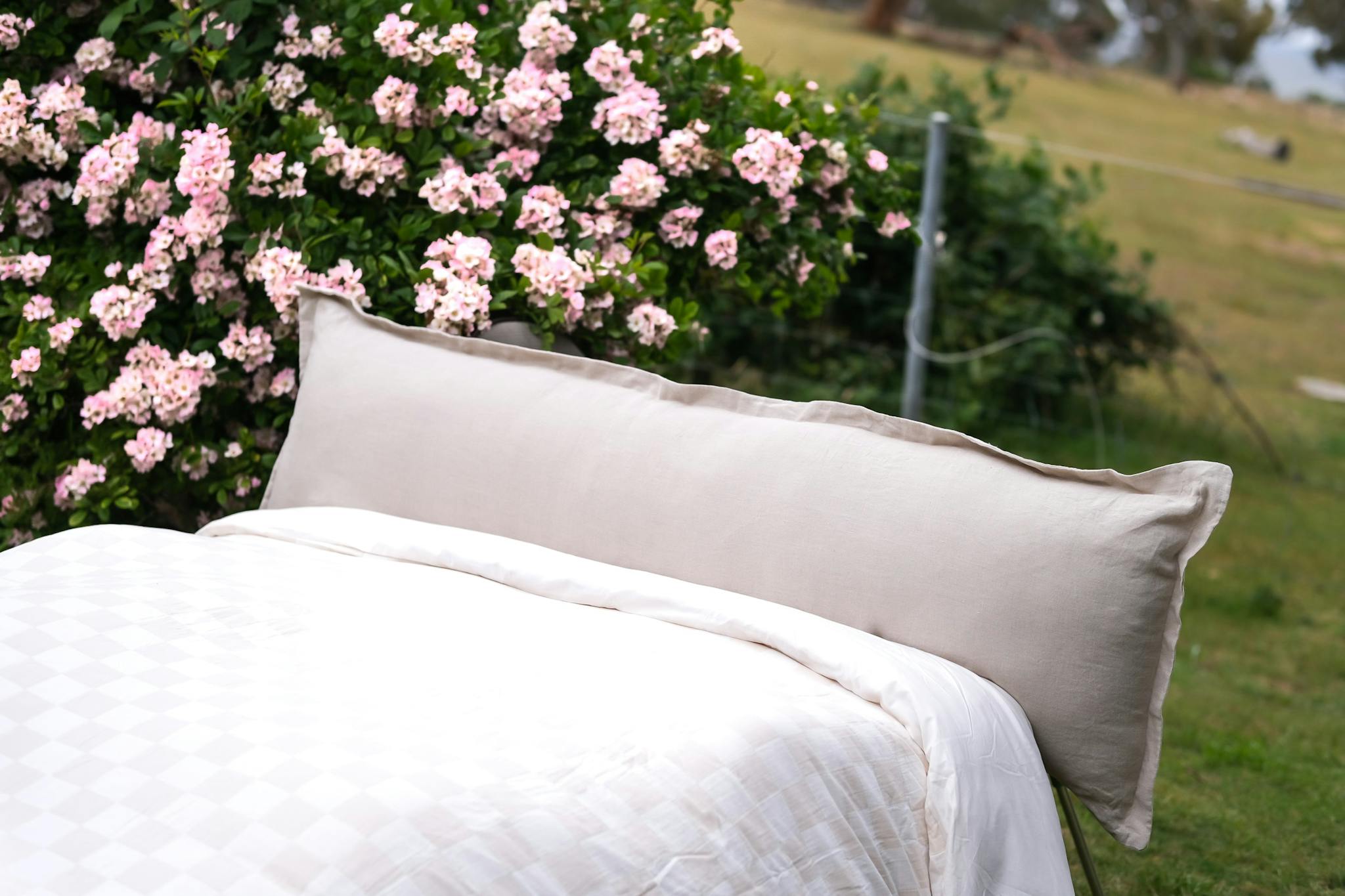 Handmade 100% Linen Bedhead Cushion - ArlemxIssyong-6