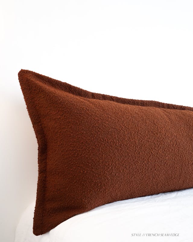 Handmade Boucle Bedhead Cushion - STYLE-FRENCHSEAMEDGE