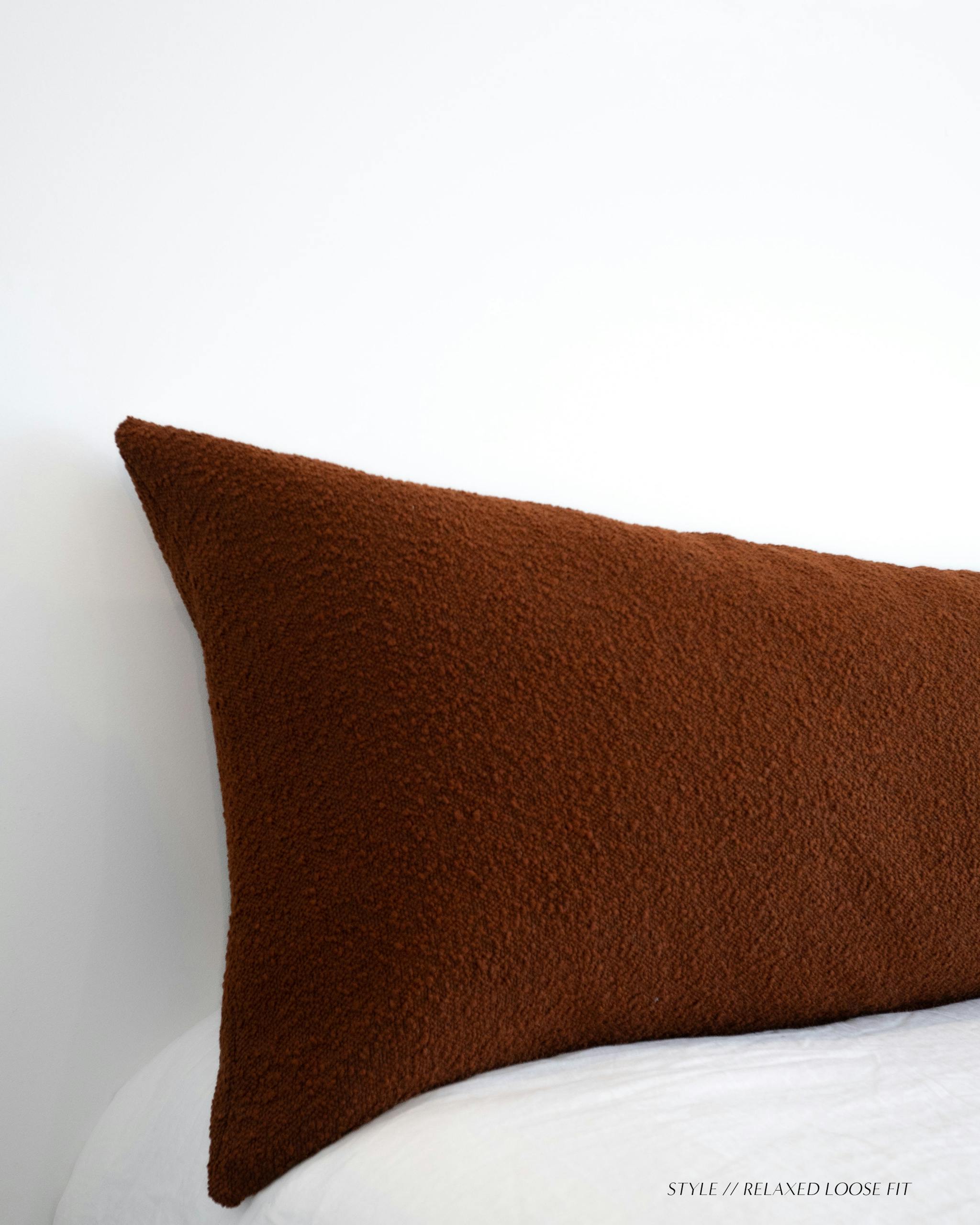 Handmade Boucle Bedhead Cushion - STYLE-RELAXEDLOOSEFIT